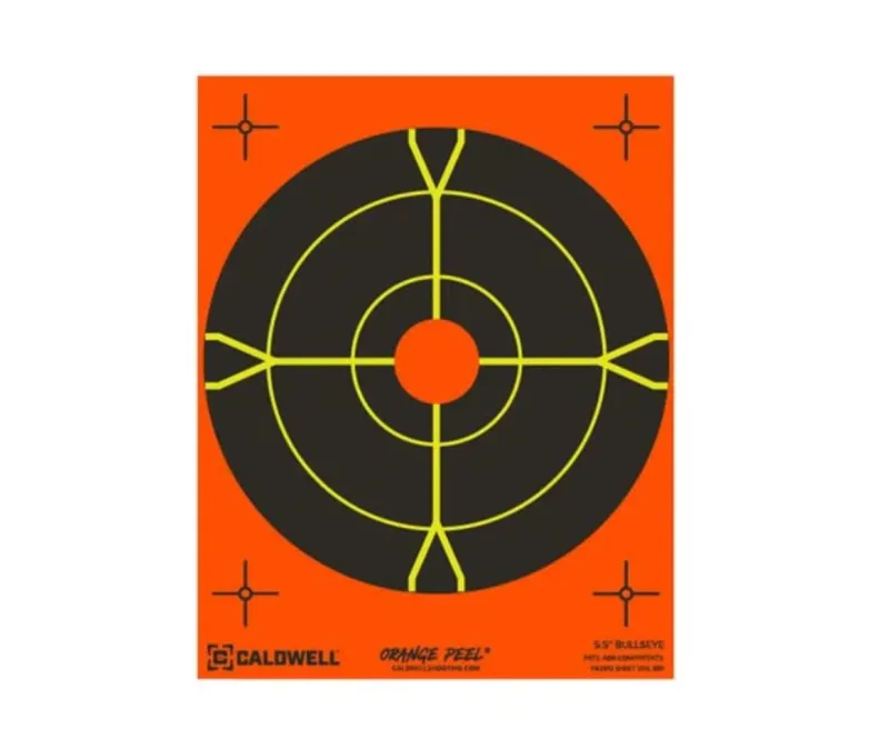 Caldwell Orange Peel 5.5 Bullseye Targets 50 pack