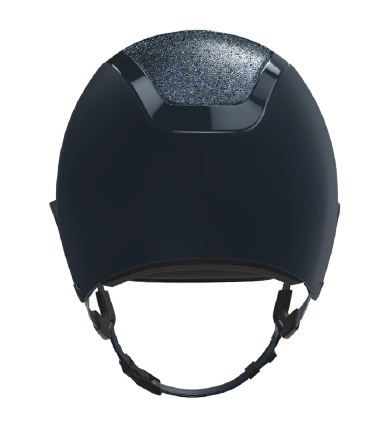 Kask Star Lady Chrome Crystal Carpet Riding Hat Navy-2
