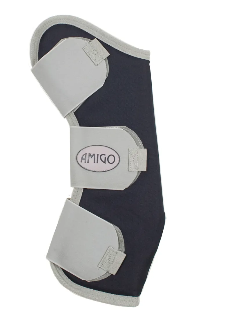 Horseware Amigo Travel Boots Navy Silver