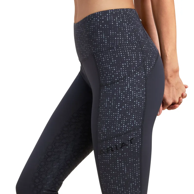 Ariat EOS Lumina Full Seat Riding Tights Ebony-2