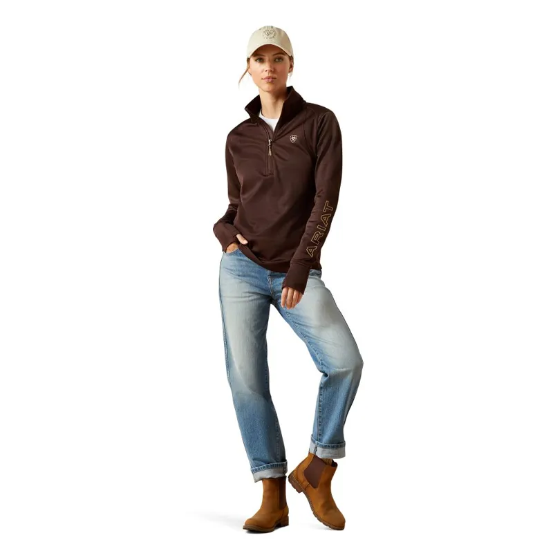 Ariat Team 1/2 Zip Pullover Java-3