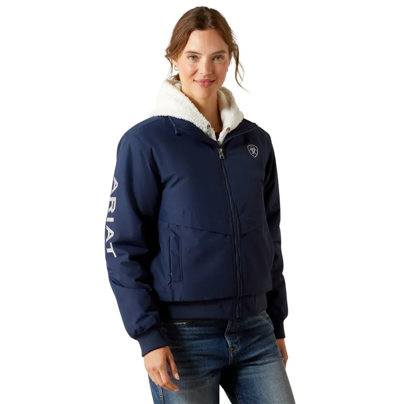 Ariat Ladies Waterproof Stable 2.0 Jacket Navy