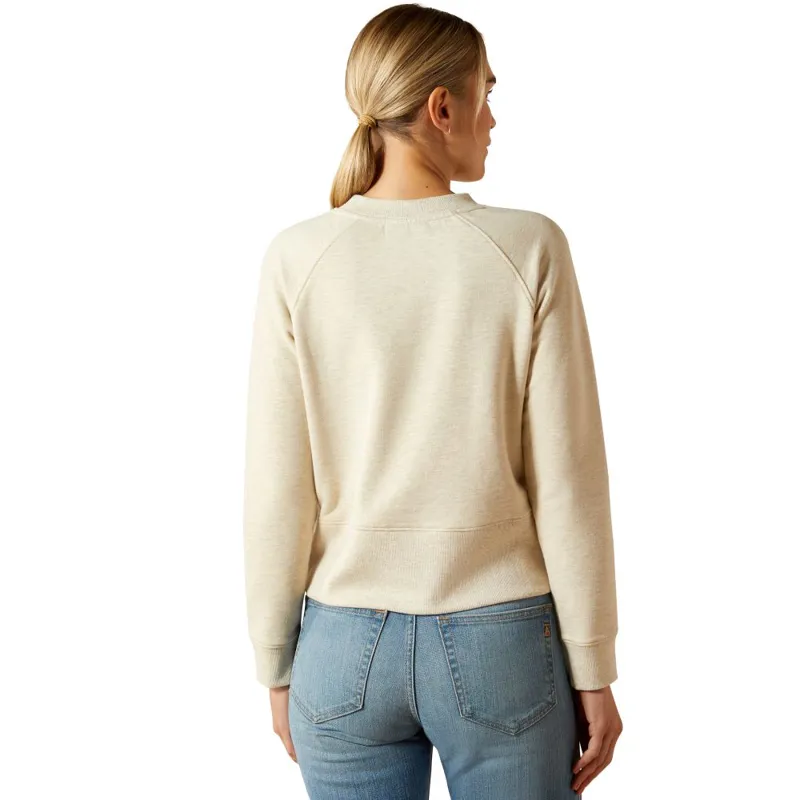 Ariat Martine Sweater Pelican Heather-1