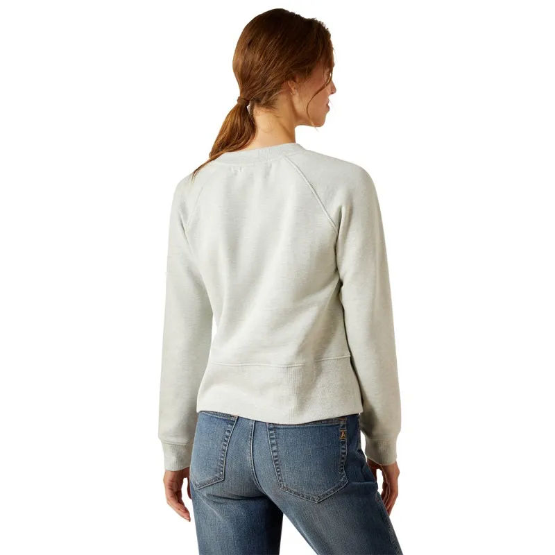 Ariat Martine Sweater Heather Grey-1