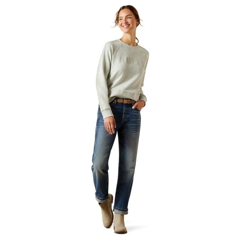 Ariat Martine Sweater Heather Grey-3