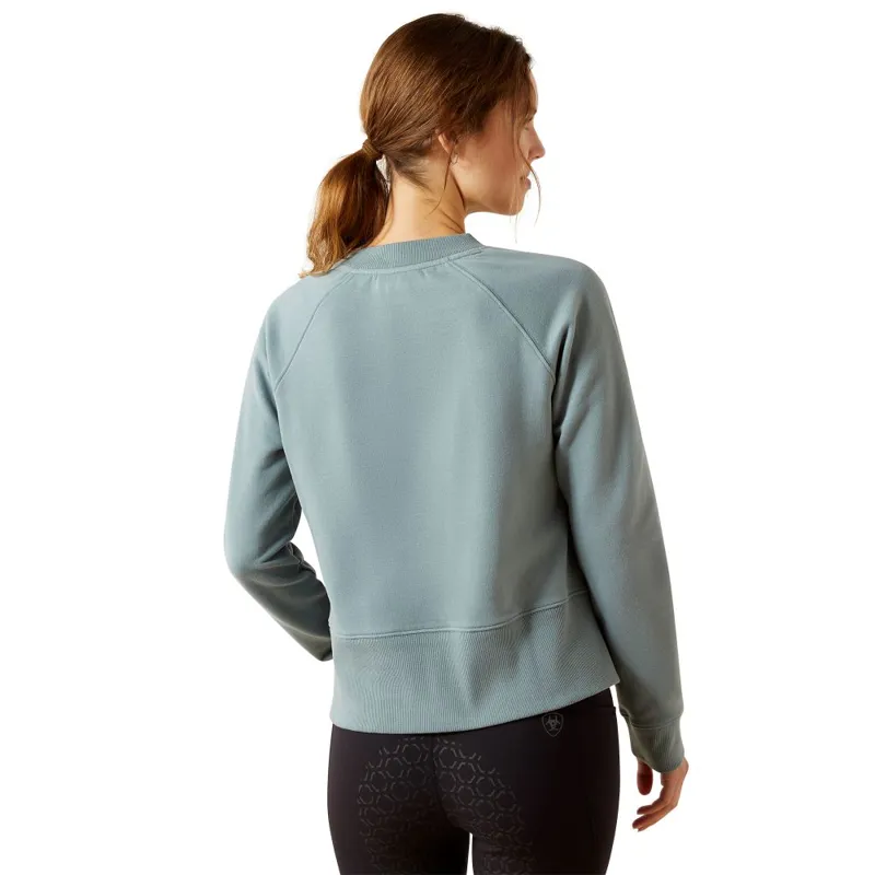 Ariat Martine Sweater Steel Sage-1