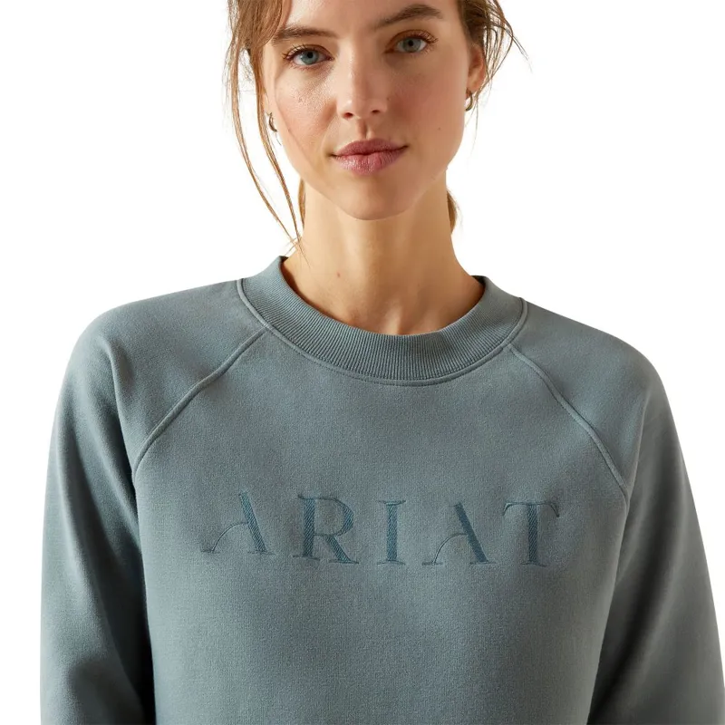 Ariat Martine Sweater Steel Sage-2