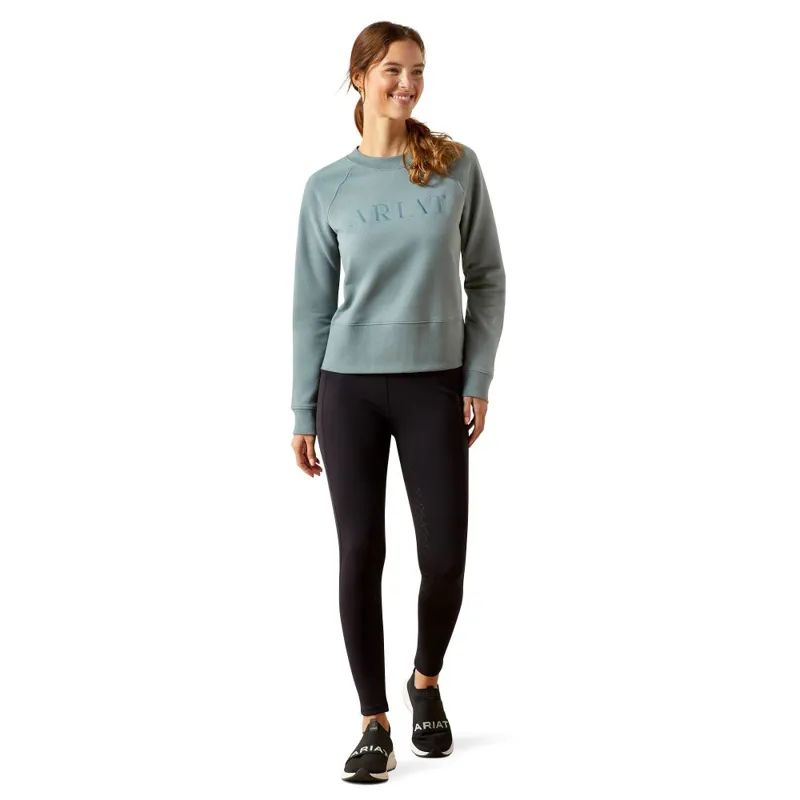 Ariat Martine Sweater Steel Sage-3