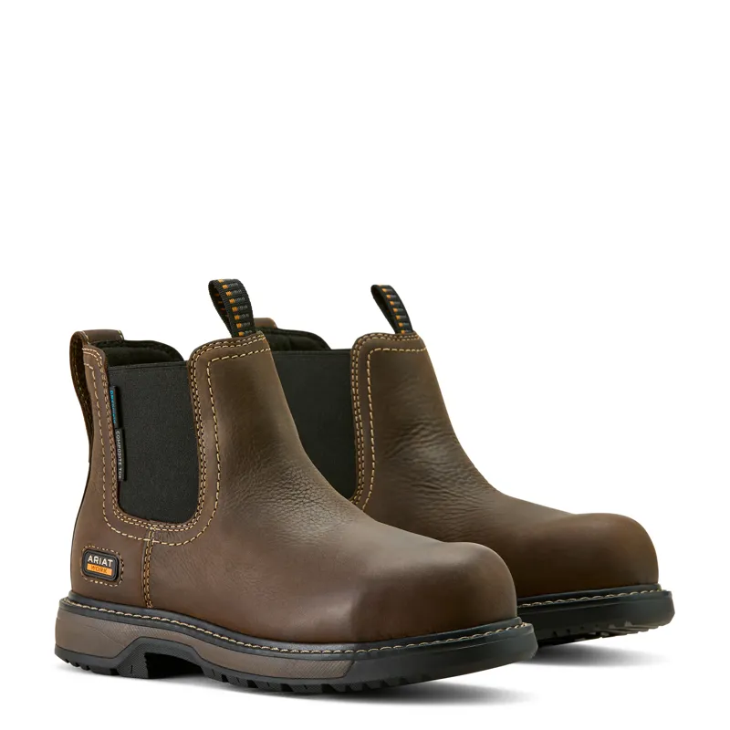 Ariat Women's Riveter Chelsea Waterproof Composite Toe Work Boot-1