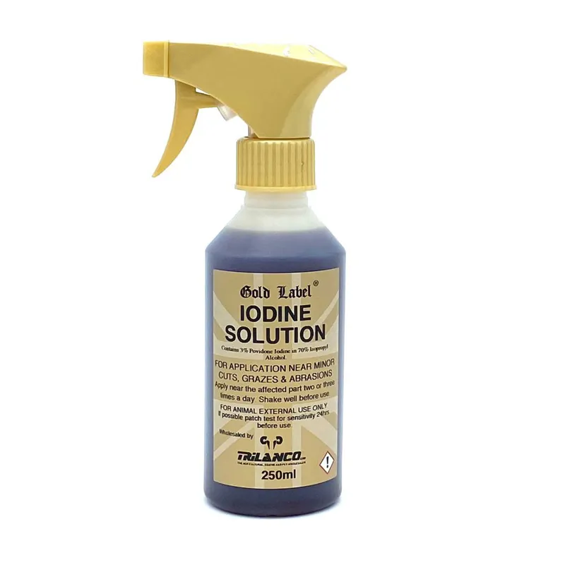 Gold Label Iodine Disinfectant Solution 250ml