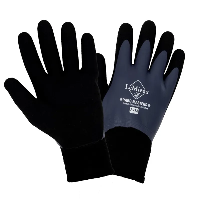 LeMieux Thermal Work Gloves Blue