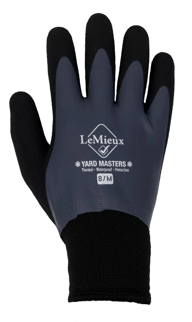 LeMieux Thermal Work Gloves Blue-1