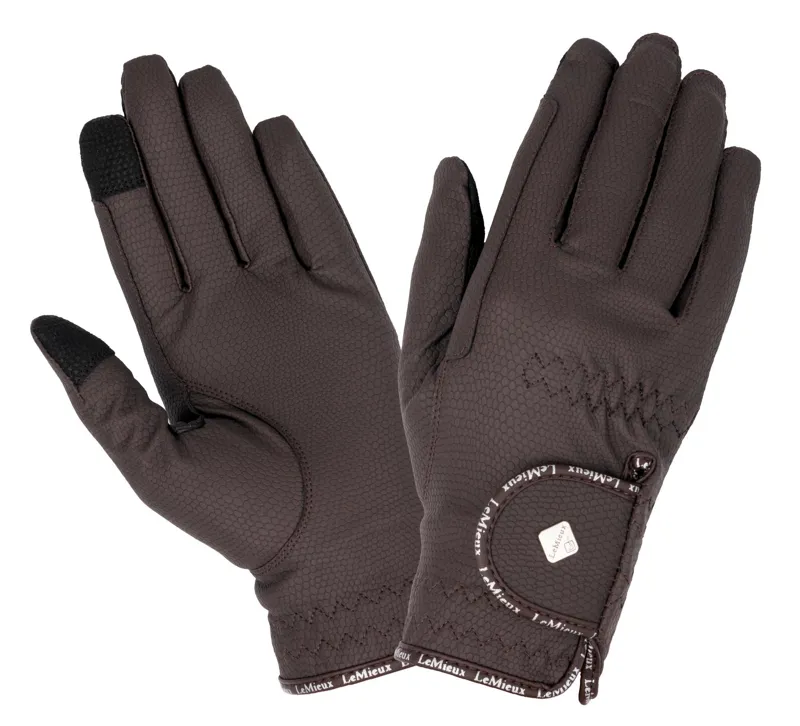 LeMieux Classic Riding Gloves Brown