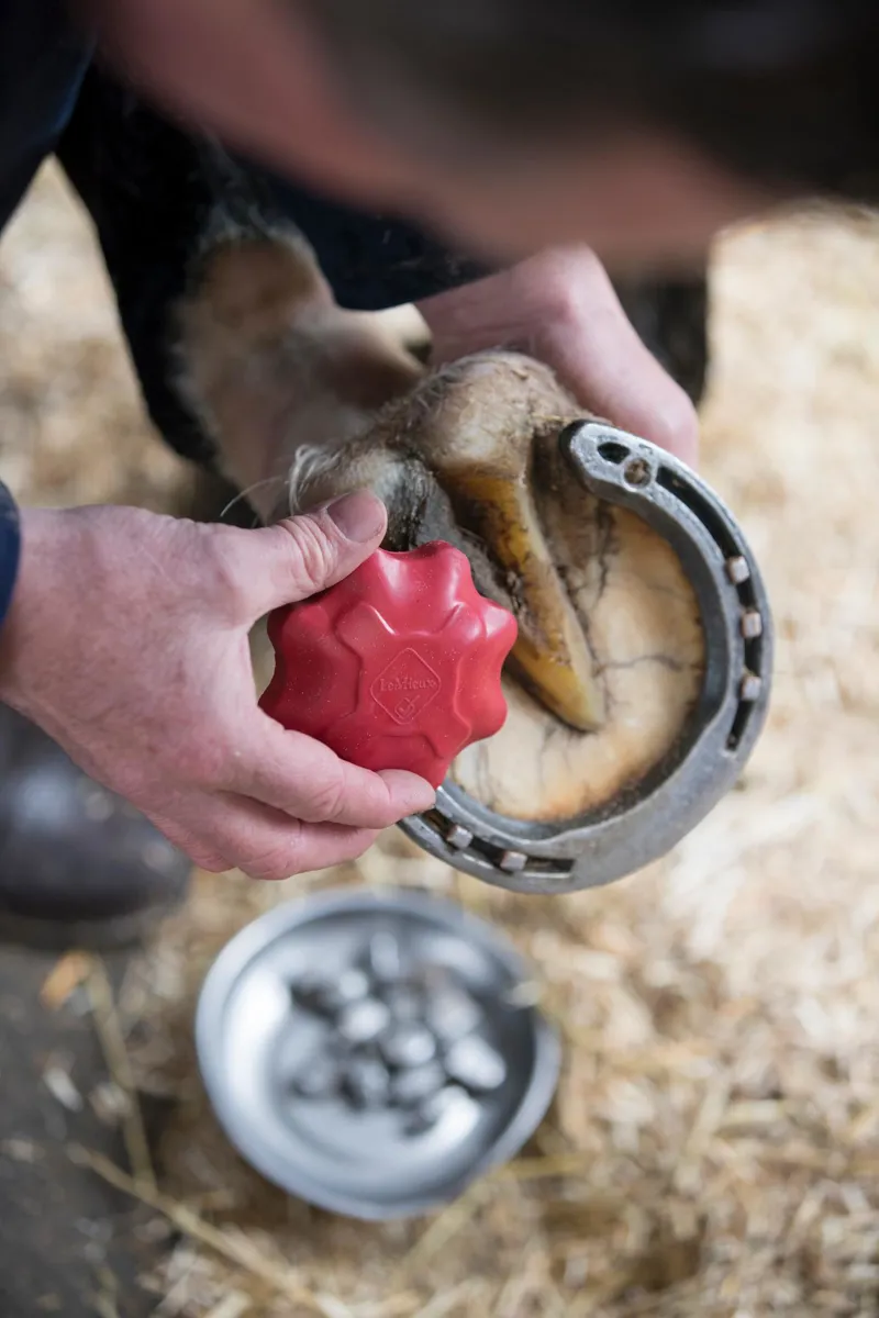 LeMieux Safety Stud Tap Red-1