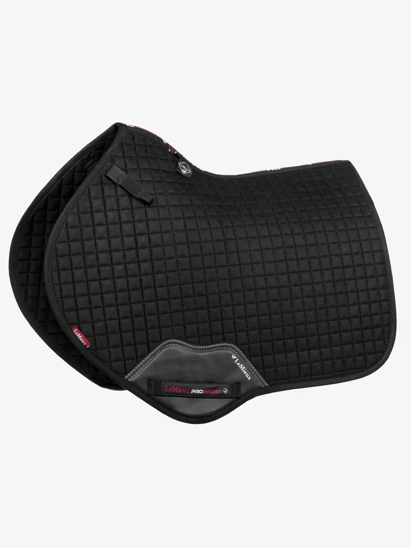 LeMieux Suede Close Contact Saddle Cloth Black Large