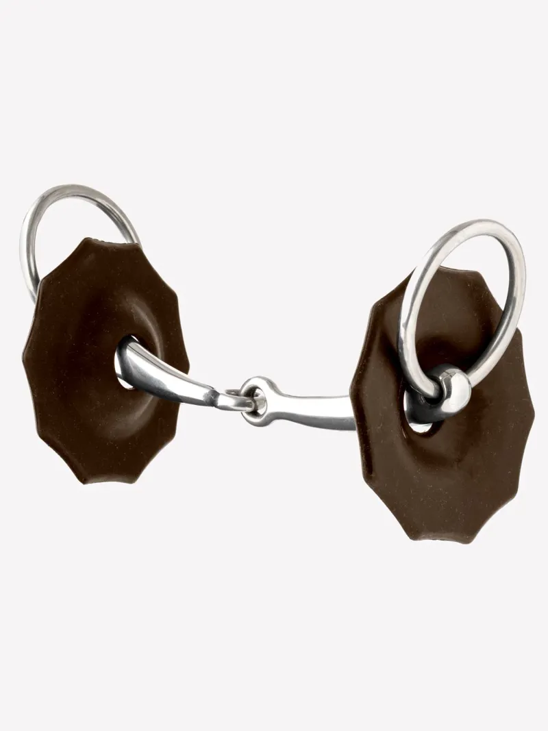 LeMieux Contoured Rubber Bit Guards Brown