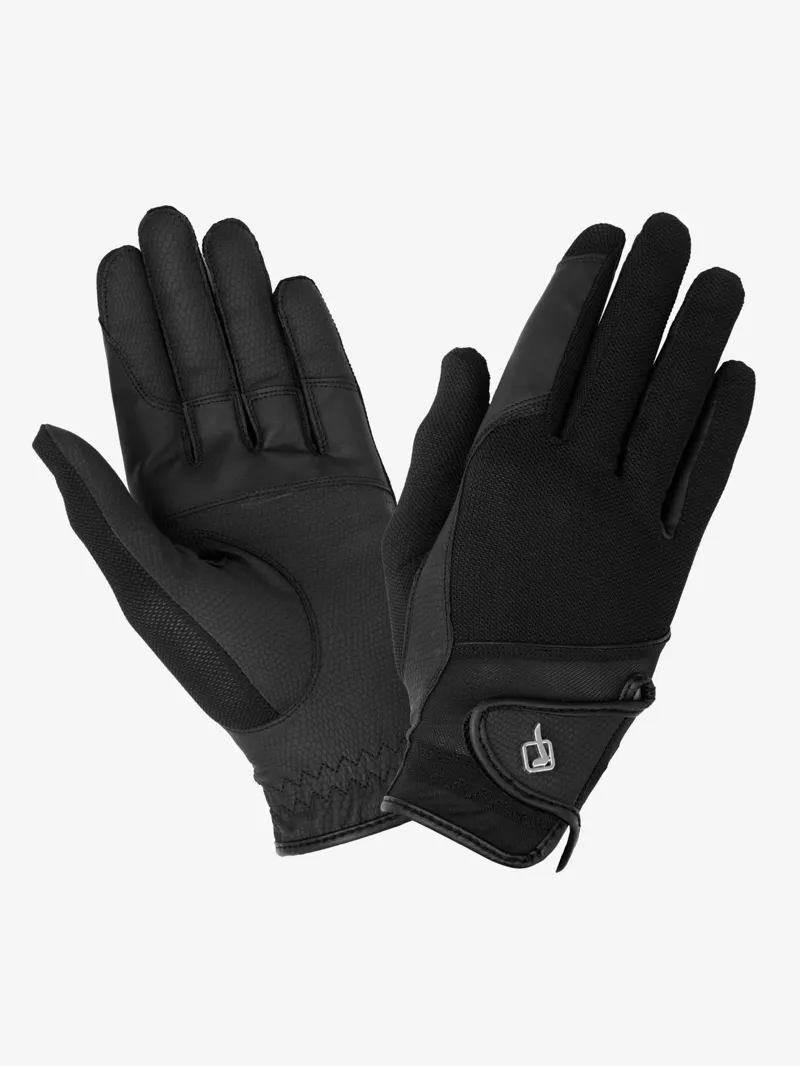 LeMieux Pro Mesh Riding Gloves Black