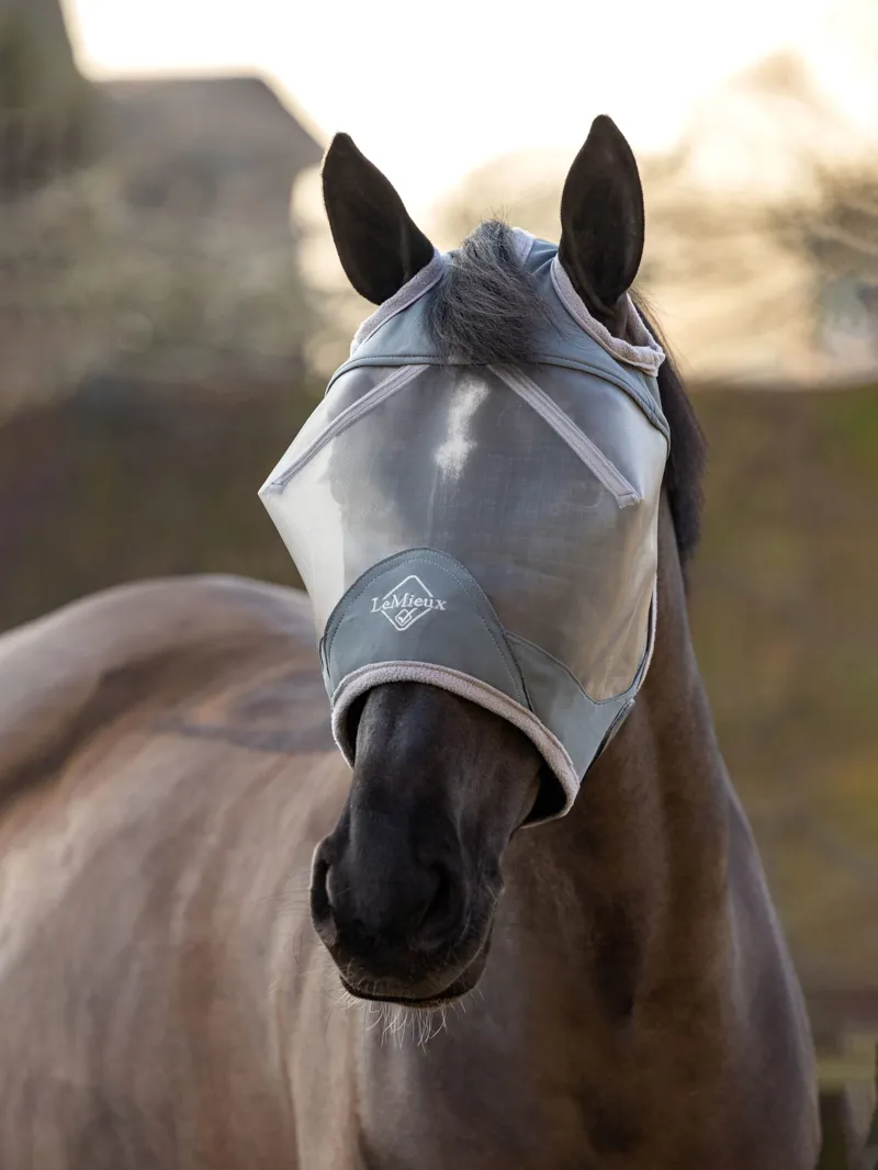 LeMieux ArmourShield Standard Fly Mask Grey