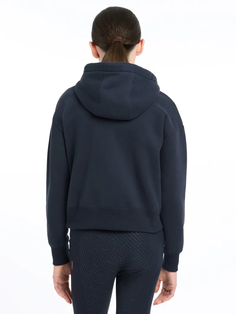 LeMieux Hettie Young Rider Half Zip Hoodie Navy-3
