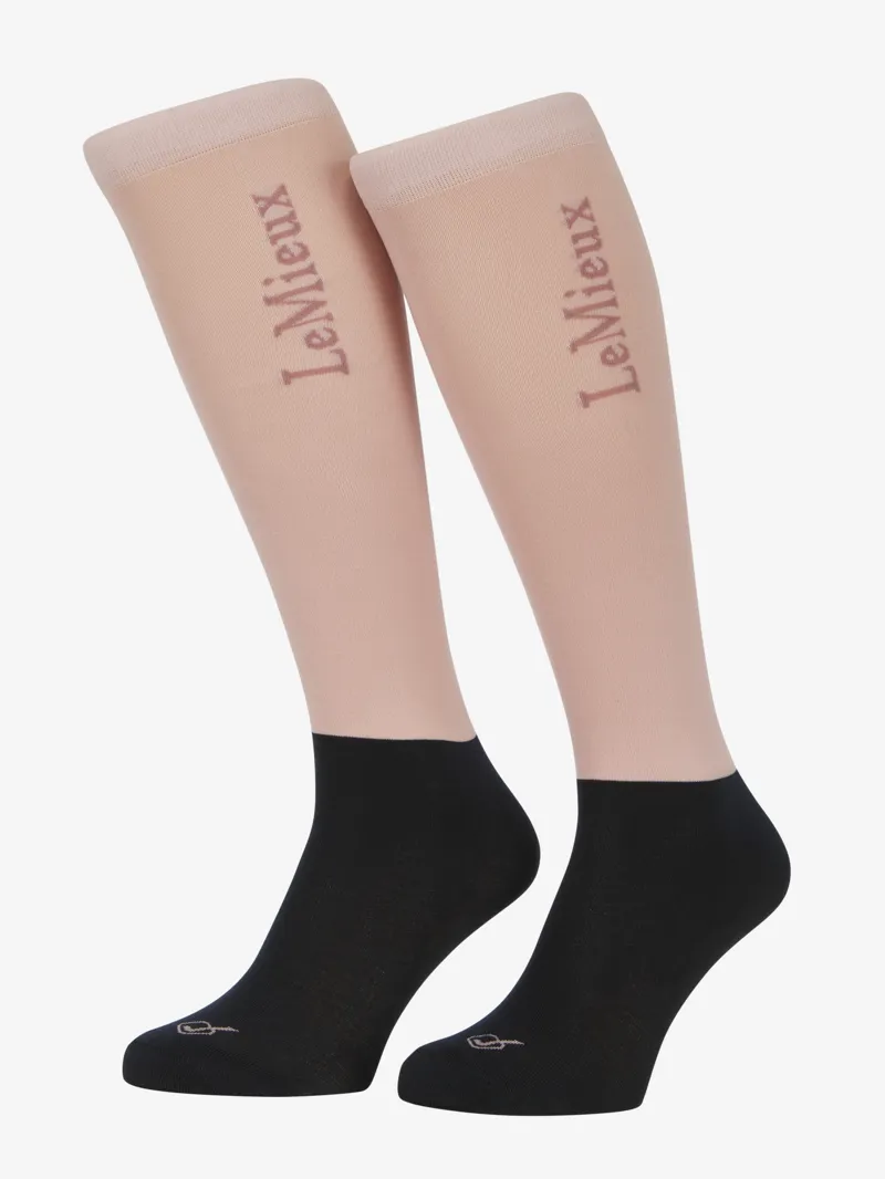 LeMieux Competition Socks 2 Pack Blossom