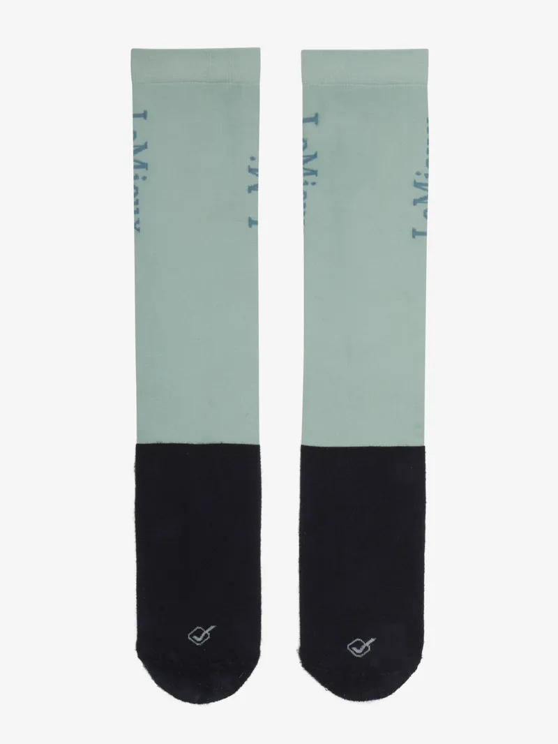 LeMieux Competition Socks 2 Pack Aqua-2
