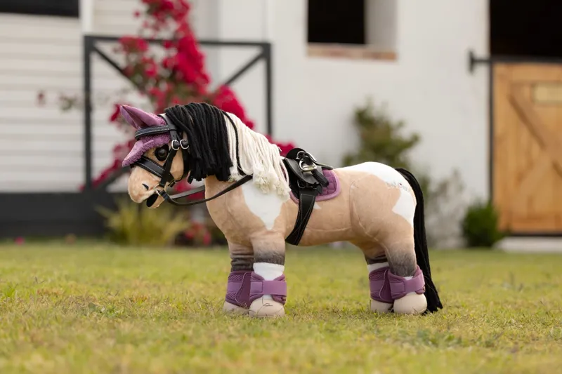 LeMieux Toy Pony Mesh Brushing Boots Mallow-1