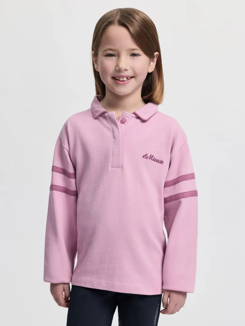 LeMieux Mini Robbie Rugby Shirt Mallow