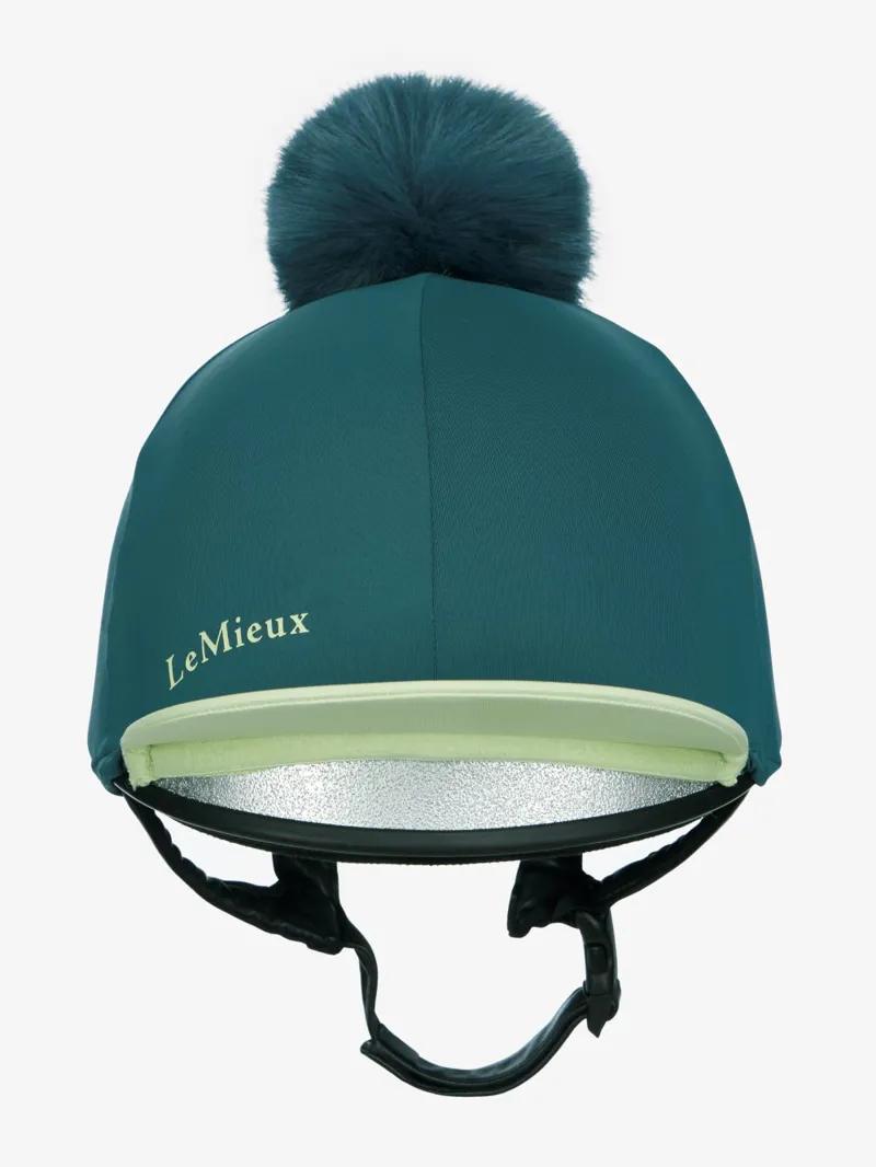 LeMieux Classique Pom Hat Silk Jungle-1