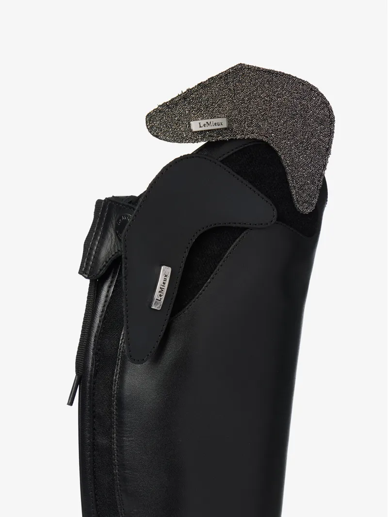LeMieux Junior Interchangeable Riding Boot Black-2
