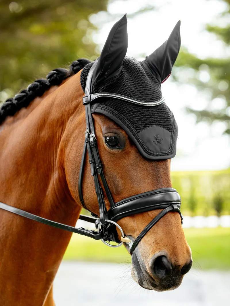 LeMieux Brilliance Fly Hood Black-3