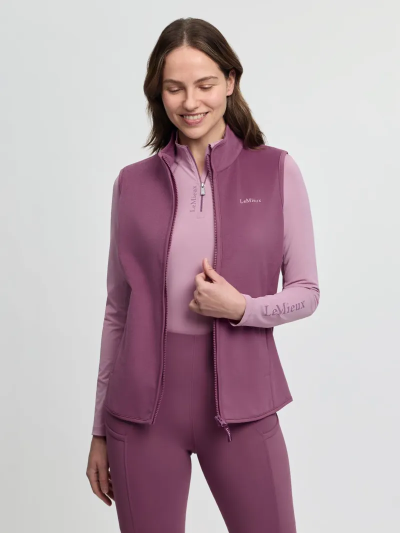 LeMieux Roberta Fleece Gilet Mallow