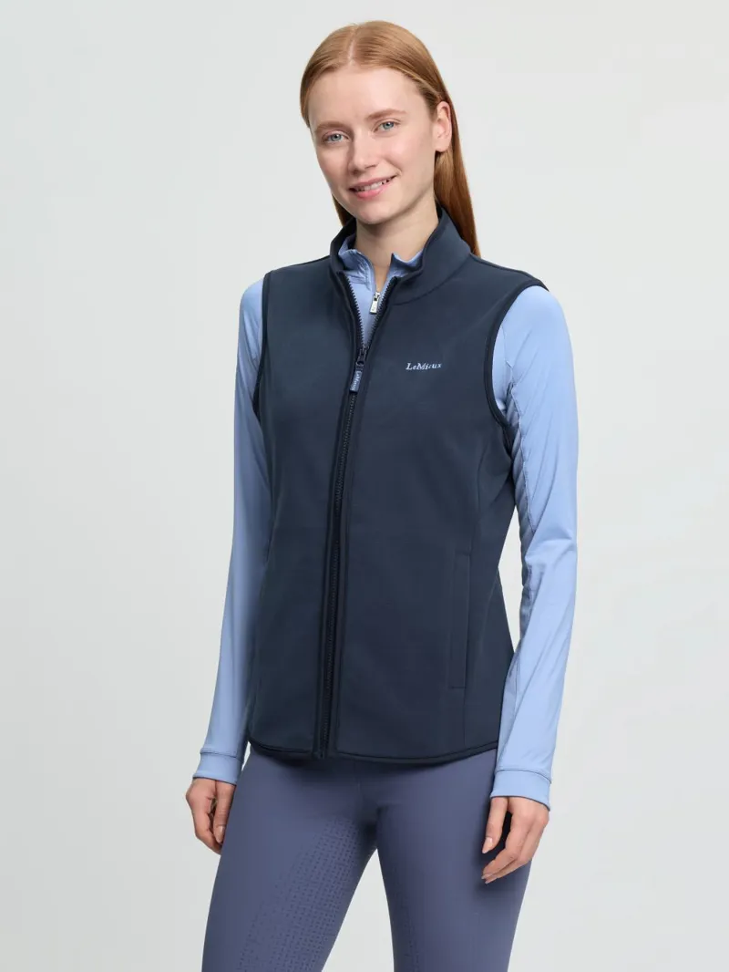 LeMieux Roberta Fleece Gilet Navy