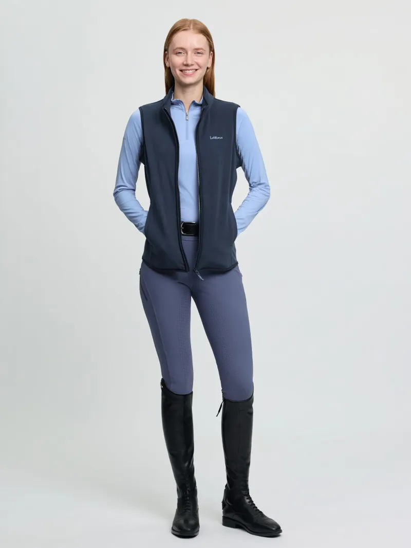 LeMieux Roberta Fleece Gilet Navy-3