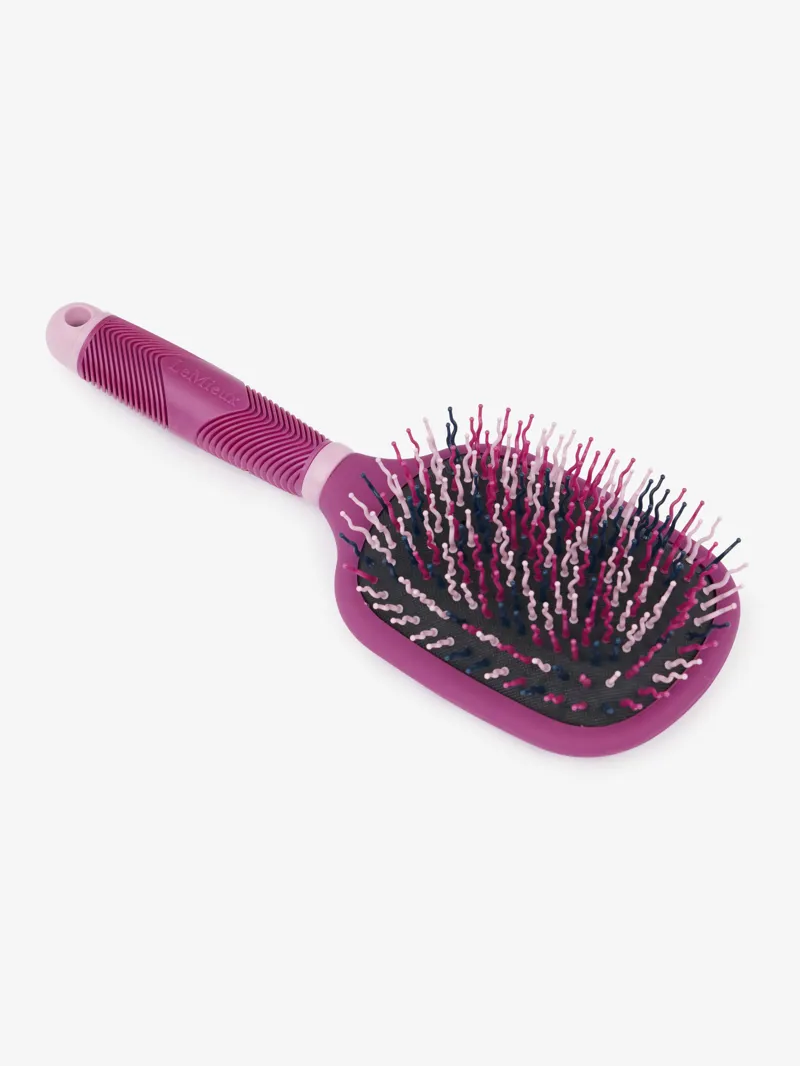 LeMieux Tangle Tidy Mane and Tail Brush Blackberry