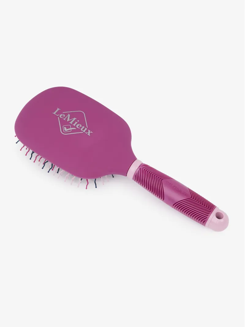 LeMieux Tangle Tidy Mane and Tail Brush Blackberry-1