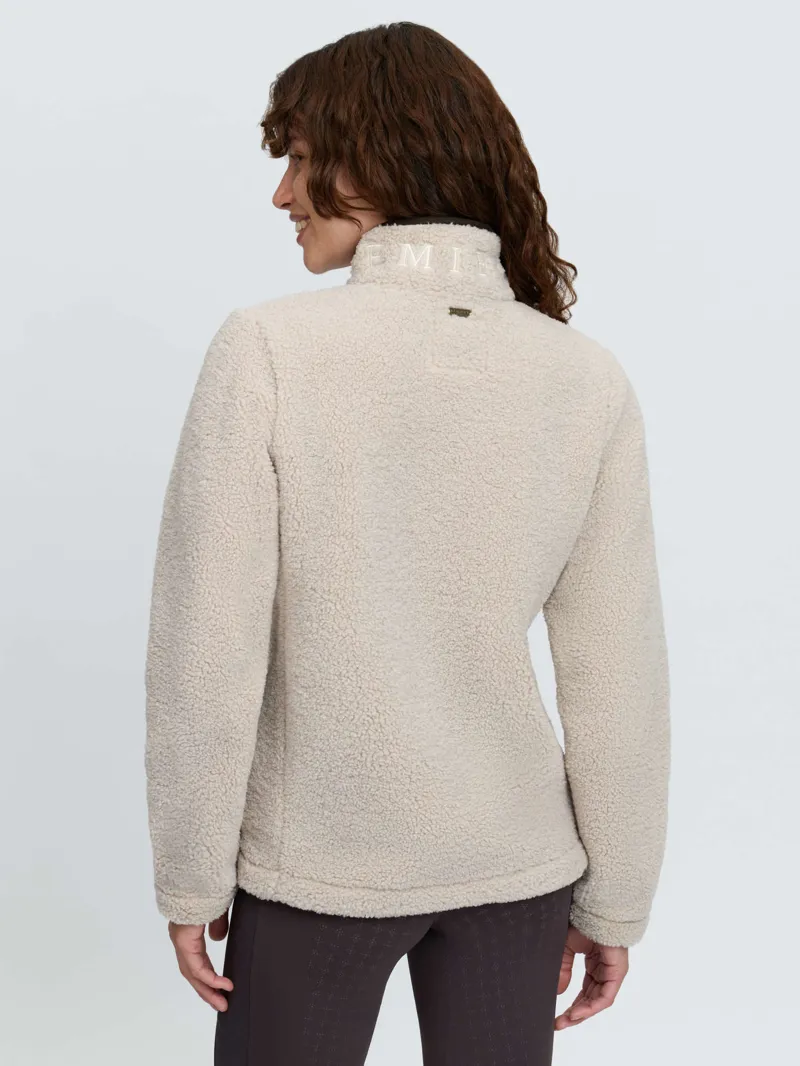 LeMieux Heritage Borg Zip Through Jacket Stone-2