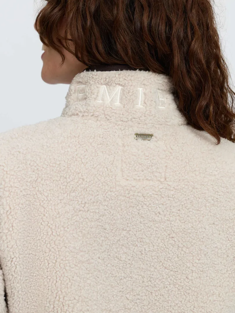 LeMieux Heritage Borg Zip Through Jacket Stone-4