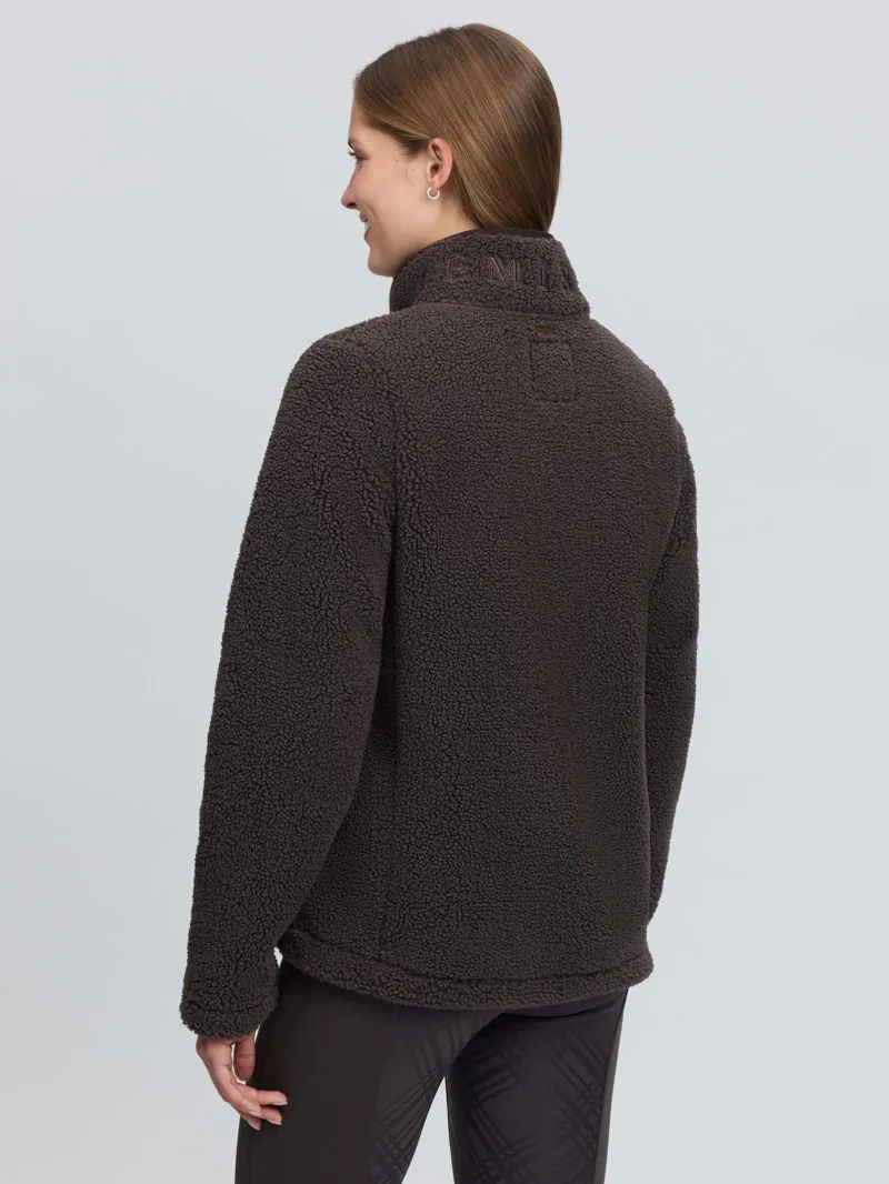 LeMieux Heritage Borg Zip Through Jacket Cocoa-2