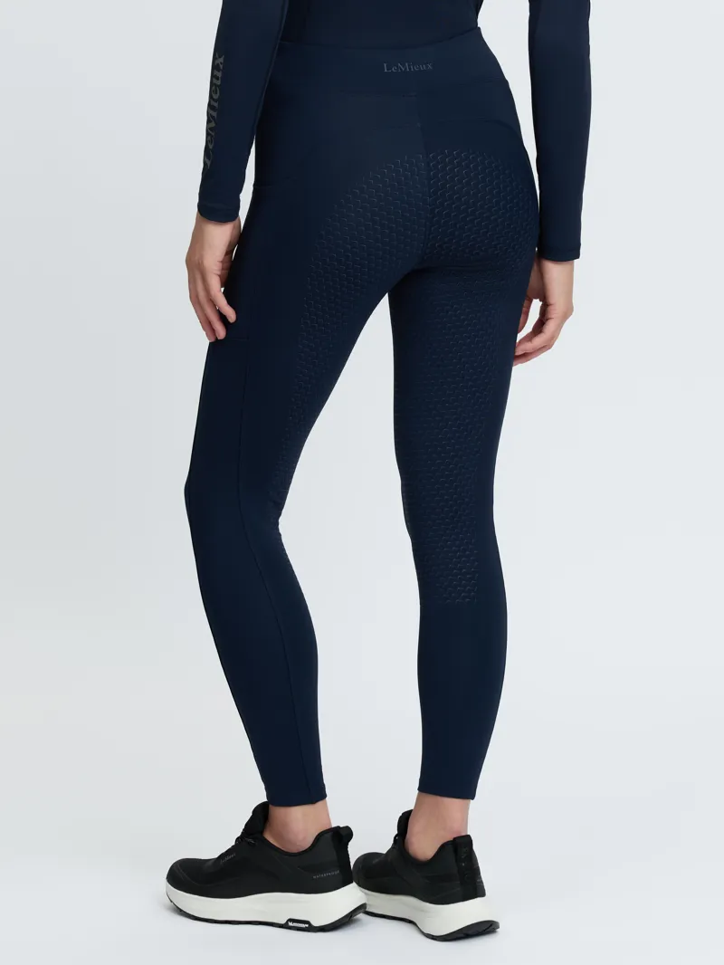 LeMieux Natalie Brushed Pull On Breeches Navy