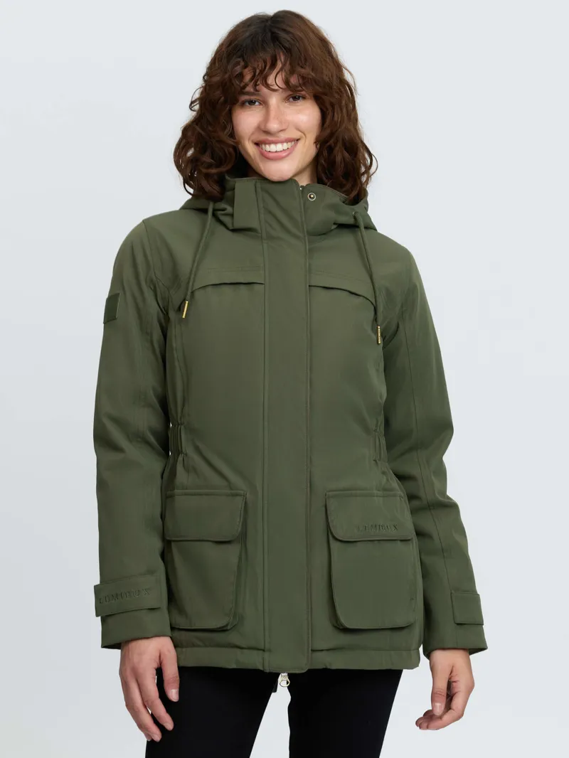 LeMieux Heritage Beatrice Waterproof Coat Olive-1