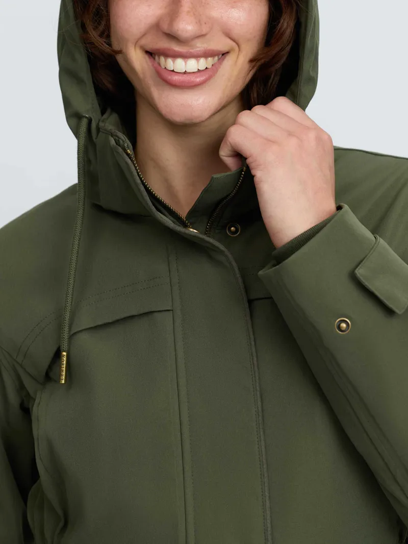 LeMieux Heritage Beatrice Waterproof Coat Olive-3