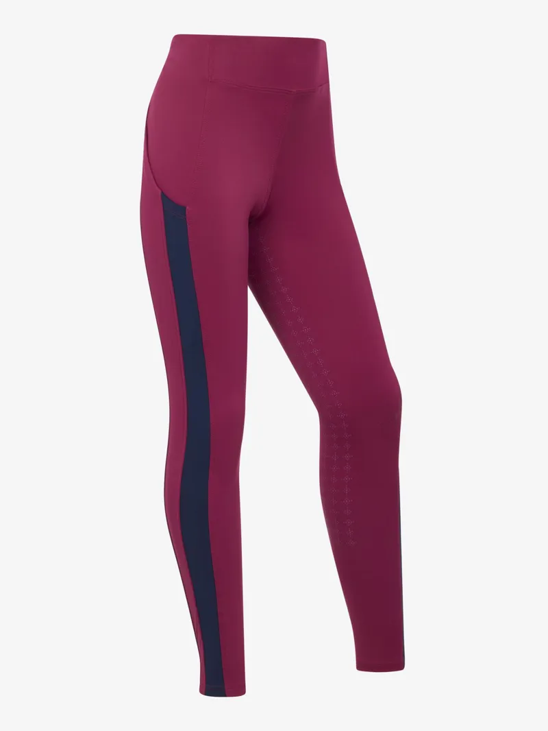 LeMieux Young Rider Orla Riding Tights Blackberry-4