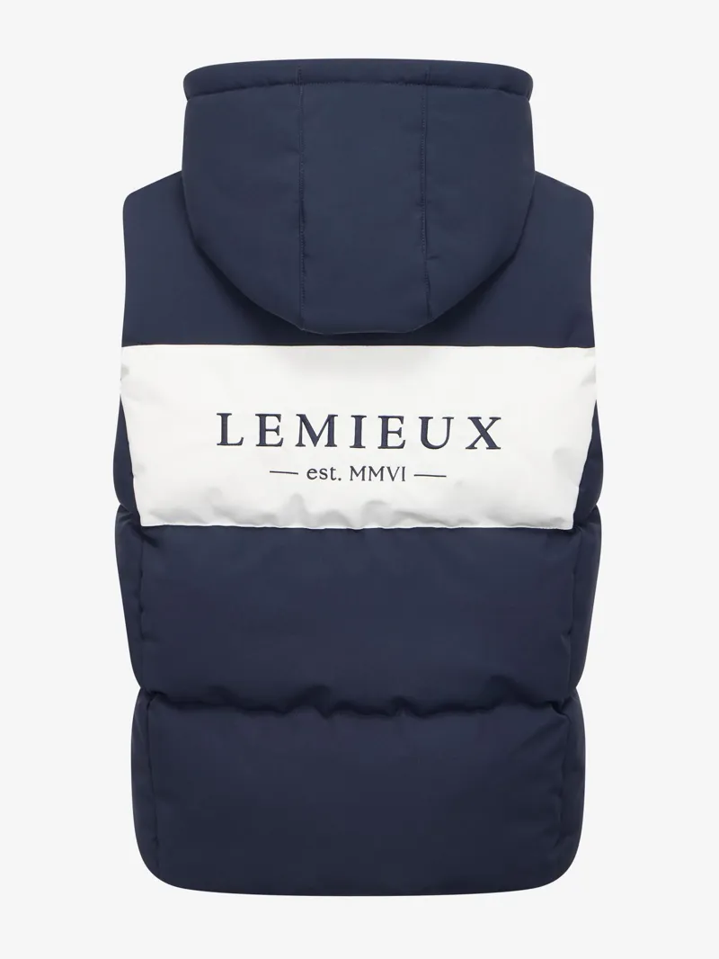 LeMieux Young Rider Joey Hooded Gilet Navy-4