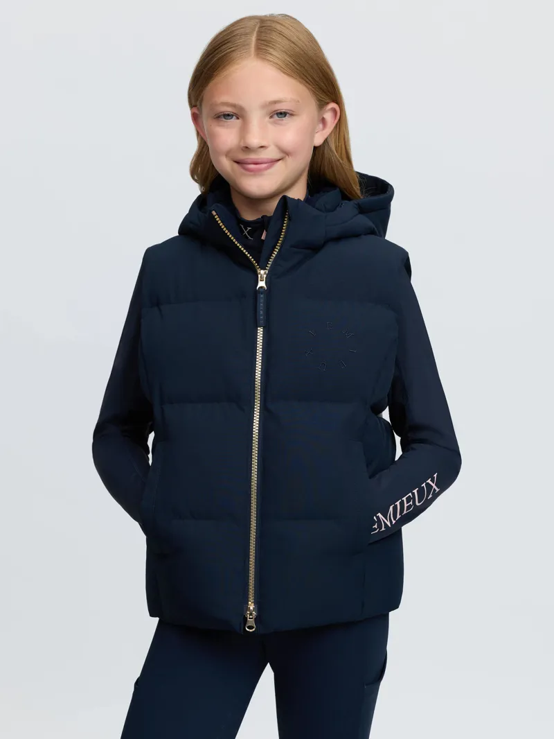 LeMieux Young Rider Joey Hooded Gilet Navy