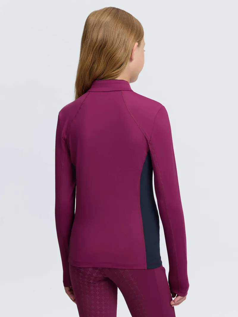 LeMieux Young Rider Classique Baselayer Blackberry-2