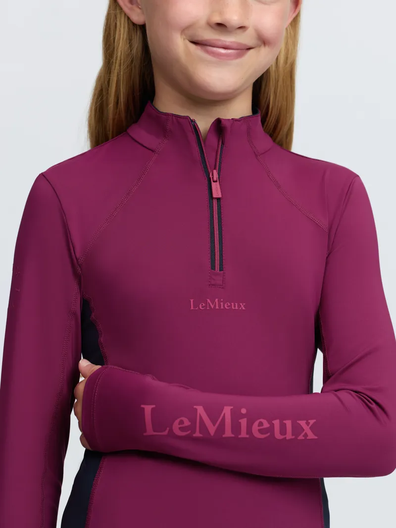 LeMieux Young Rider Classique Baselayer Blackberry-1