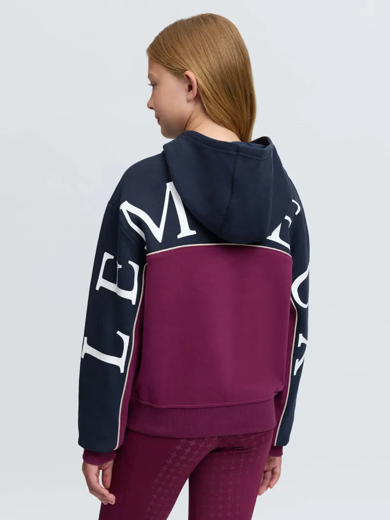 LeMieux Young Rider Sadie Hoodie Blackberry-1