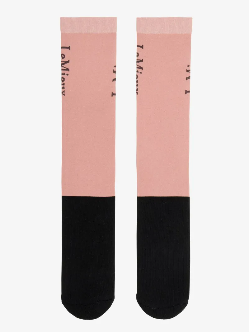 LeMieux Competition Socks 2 Pack Wild Rose-2