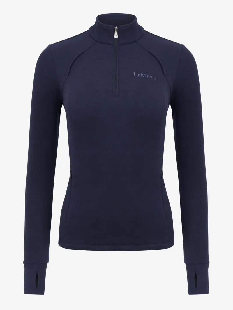 LeMieux Frances Quarter Zip Fleece Navy