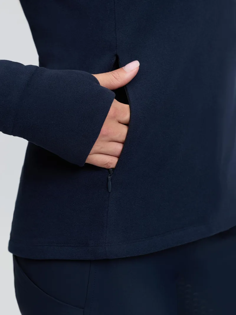 LeMieux Frances Quarter Zip Fleece Navy-3